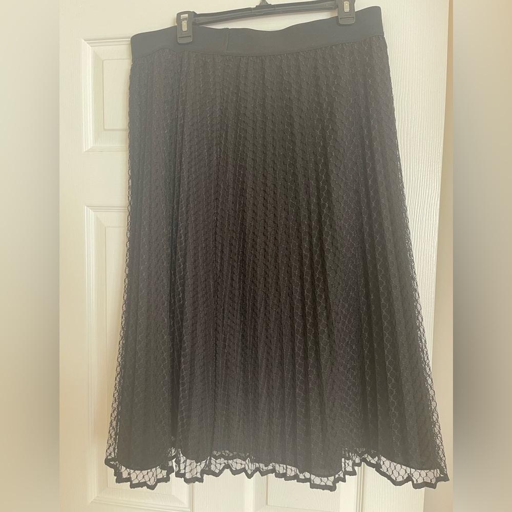 DKNY Black Lace Skirt